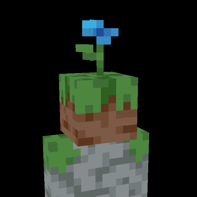 earth with flower